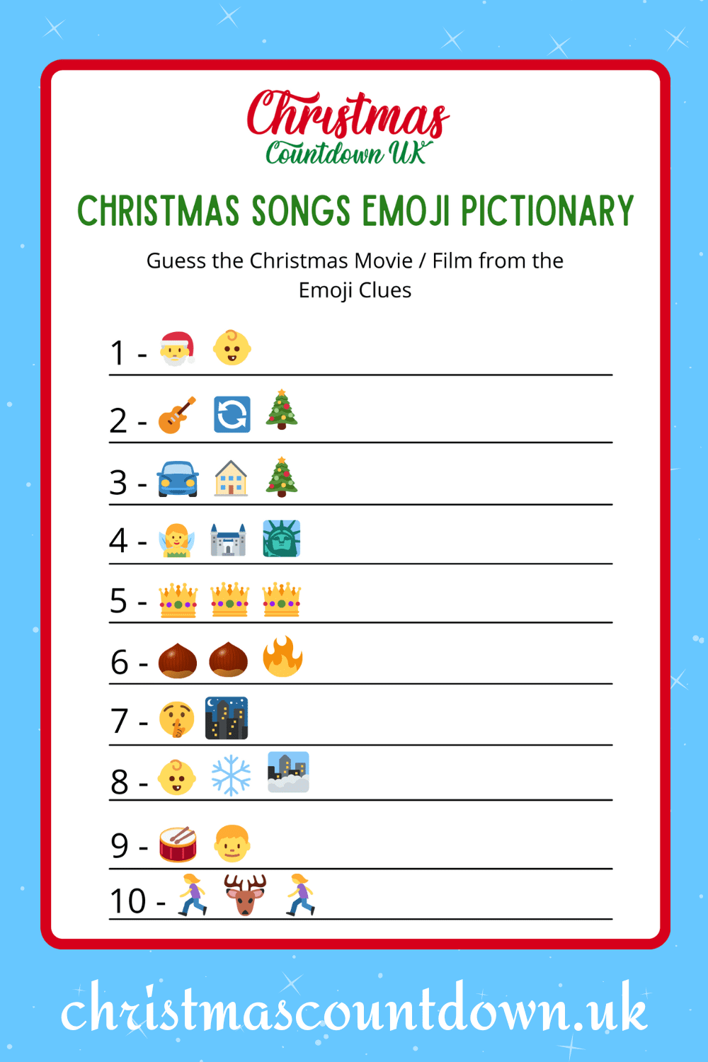 christmas-songs-emoji-pictonary-game-free-printable-2025 for Free Printable Emoji Christmas Song Game Christmas Songs Emoji Pictonary Game - Free Printable 2025 for Free Printable Emoji Christmas Song Game