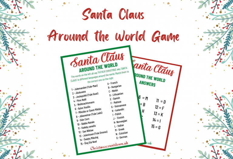 Santa Claus Languages Game