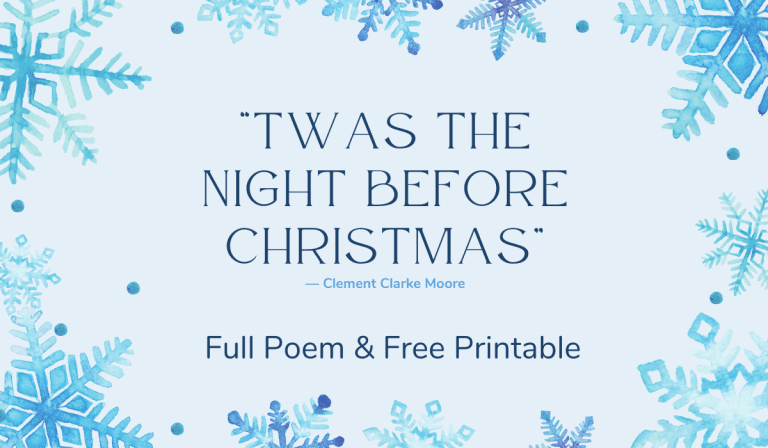 Twas The Night Before Christmas Poem