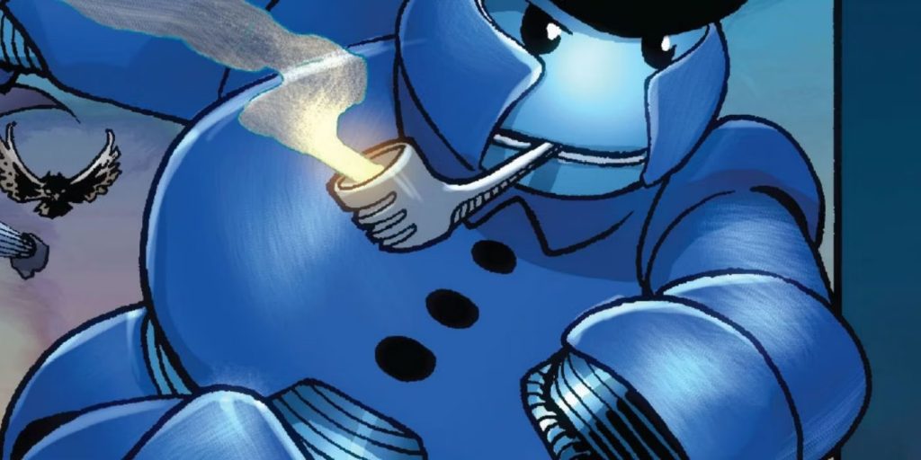 blue-snowman Blue Snowman