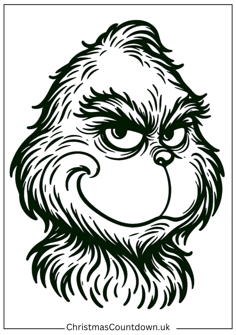 30 Grinch Colouring Pages Free Printable 30 grinch colouring pages free printable