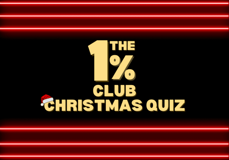 Free Printable 1% Club Christmas Special Quiz with Answers